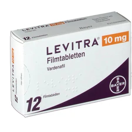 Levitra 10 mg mit 12 Filmtabletten von Bayer