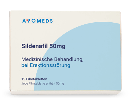 Sildenafil 50 mg mit 12 Filmtabletten von 1A Pharma