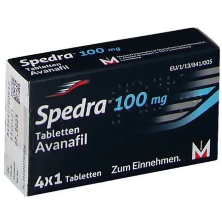 Spedra 100 mg mit 4 Filmtabletten von Menarini