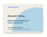 Sildenafil förpackning 100 mg 12 filmdragerade tabletter
