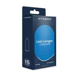 LastLonger Condoms, 15 Kondomer förpackning