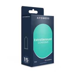 Extrasensual Condoms, 15 Kondomer förpackning