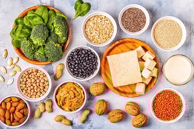 Lebensmittel für Vorbeugung von Haarausfall bei Vegetariern