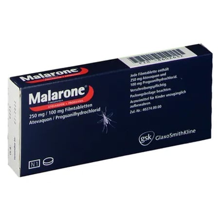 Malarone 250 mg/100 mg