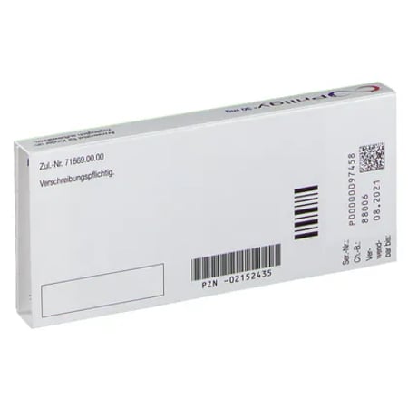 Bückseite der Packung von  Menarini