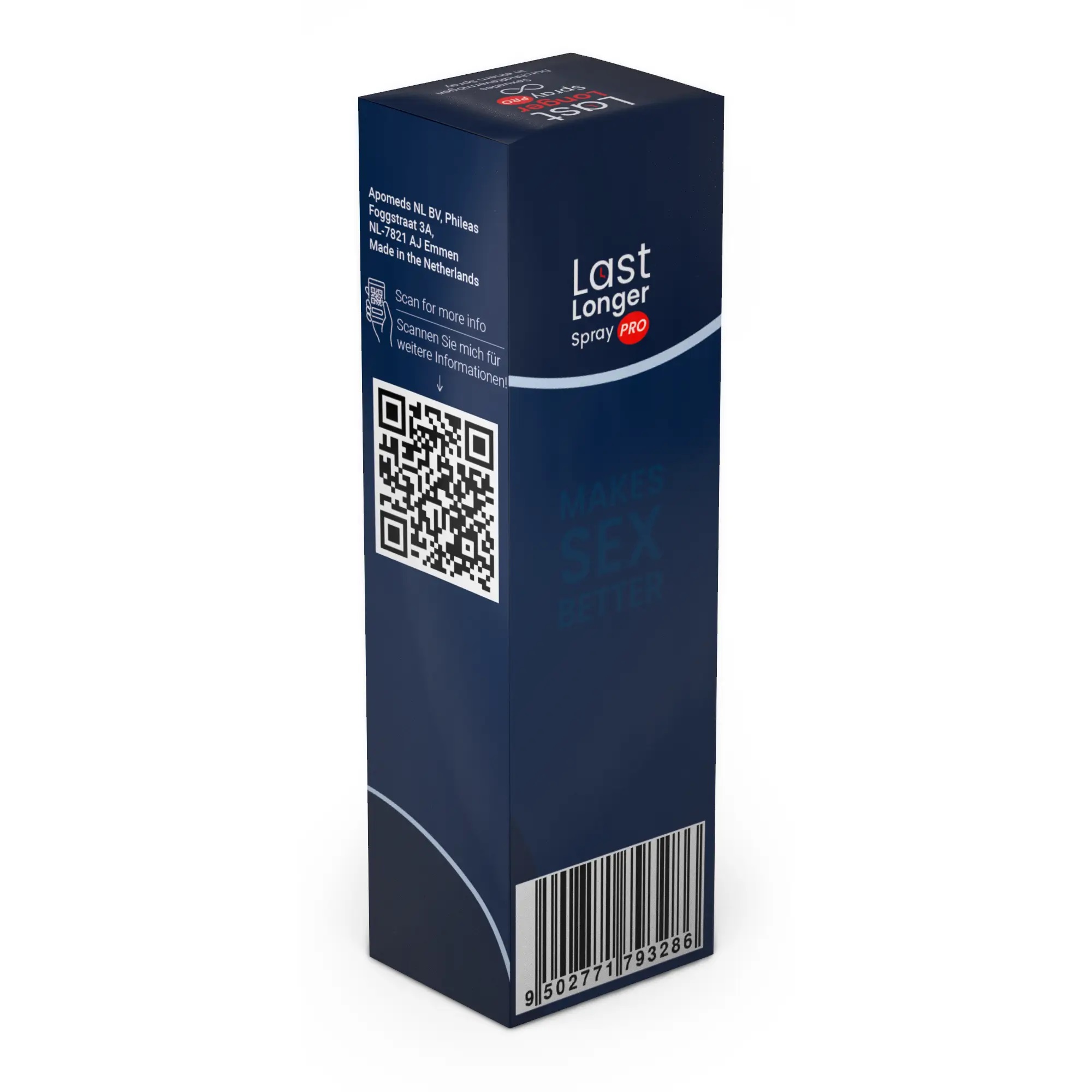 Bild von einer Verpackung mit Verzögerungsspray