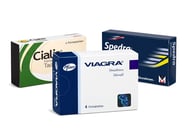 Packungs-Sortiment: Viagra, Cialis und Spedra
