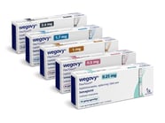 Wegovy-pakker i alle doser