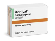 Xenical-förpackning
