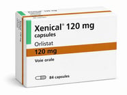 A pack of Xenical 84 capsules