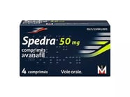 Spedra 50 mg, boîte de 4 comprimés