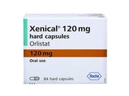 Eine Packung Xenical (Orlistat 120 mg) mit 84 Hartkapseln