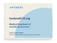 Vardenafil 20 mg 4 tablets