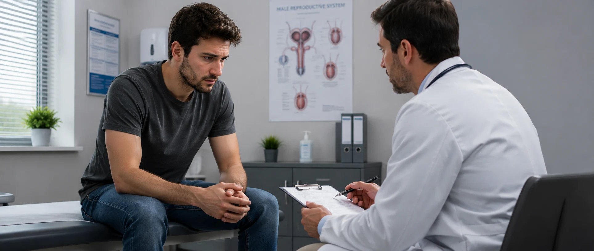 man getting a doctor