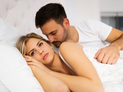 Eine Frau mit geringer Libido und ohne Lust auf Sex
