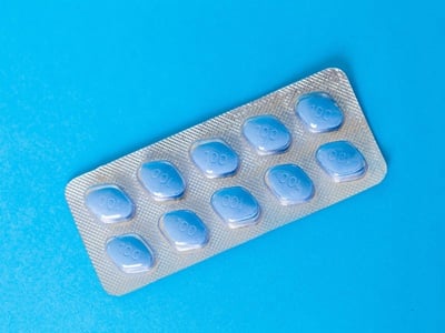 Eine Blisterpackung Viagra 100 mg