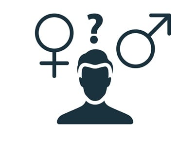 Darstellung der Frage zur geschlechtlichen Identität