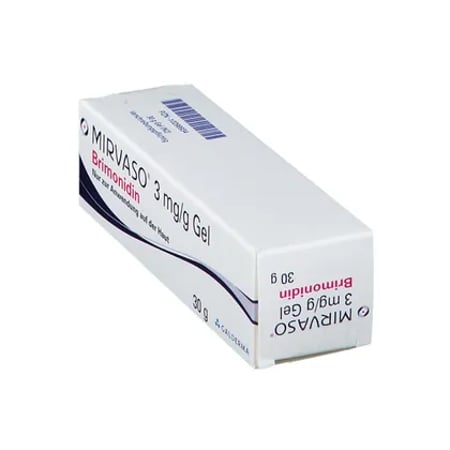 Mirvaso 3 mg/g Gel, 30g Rückseite der Verpackung