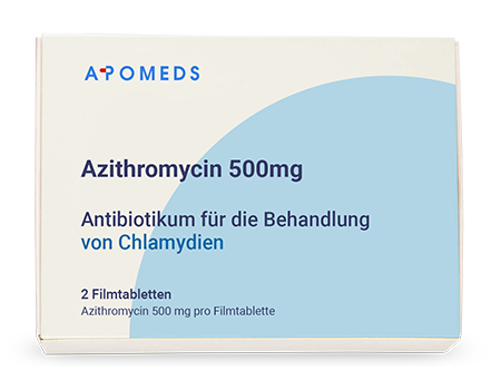 Azithromycin 500mg, Antibiotikum für die Behandlung von Chlamydien