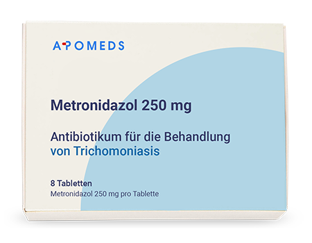 Metronidazol 250 mg 8 Tabletten, Antibiotikum für die Behandlung von Trichomoniasis