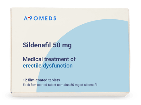 Sildenafil 50 mg 12 tablets