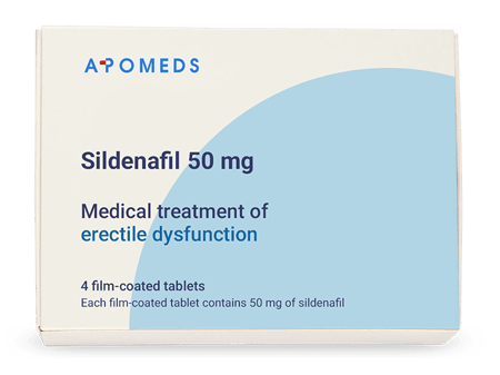 Sildenafil 50 mg 4 tablets