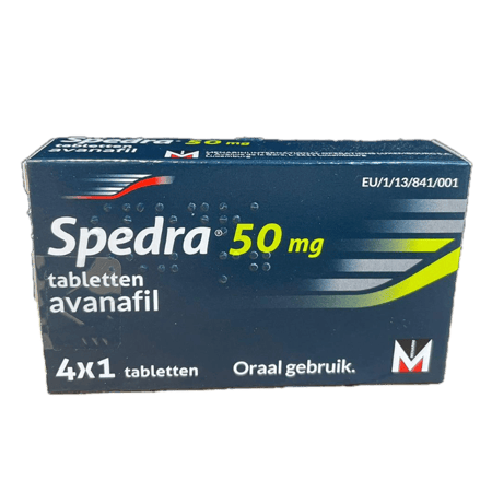 Spedra 50 mg 4 comprimidos revestidos