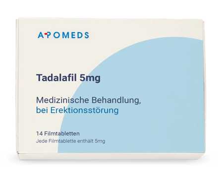 Tadalafil 5 mg mit 14 Filmtabletten von AbZ-Pharma