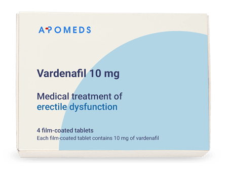 Vardenafil 10 mg 4 tablets