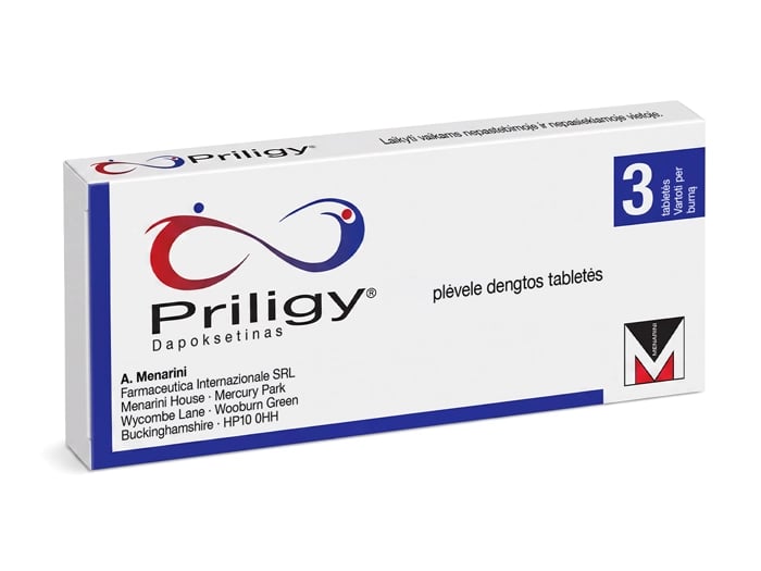 Priligy pakuotė