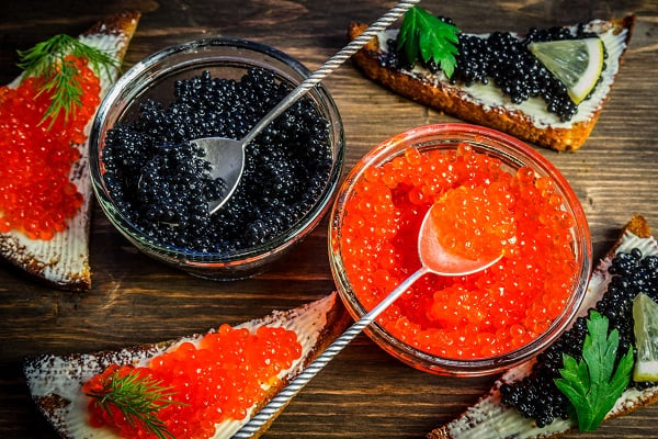 Kaviar als aphrodisierendes Essen