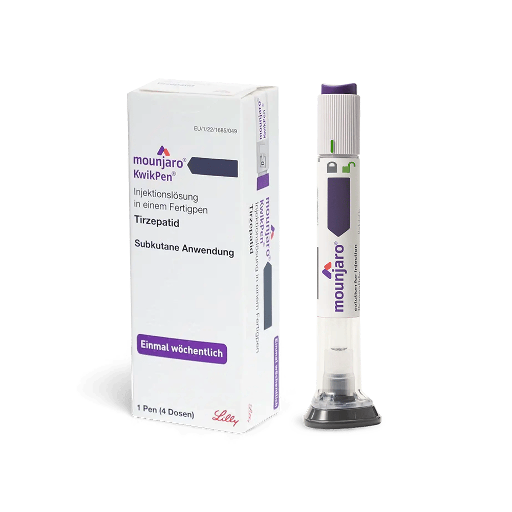 Injection et boîte de Mounjaro KwikPen