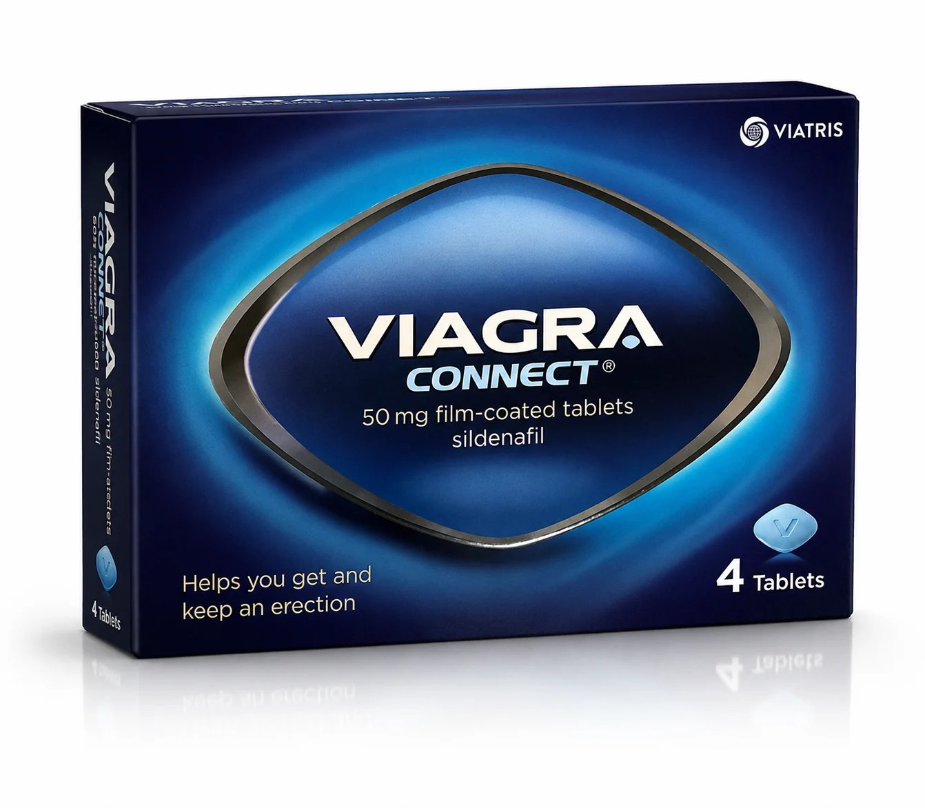 Viagra Connect in a pack of 4 tablets