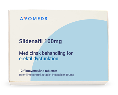 Sildenafil förpackning 100 mg 12 filmdragerade tabletter