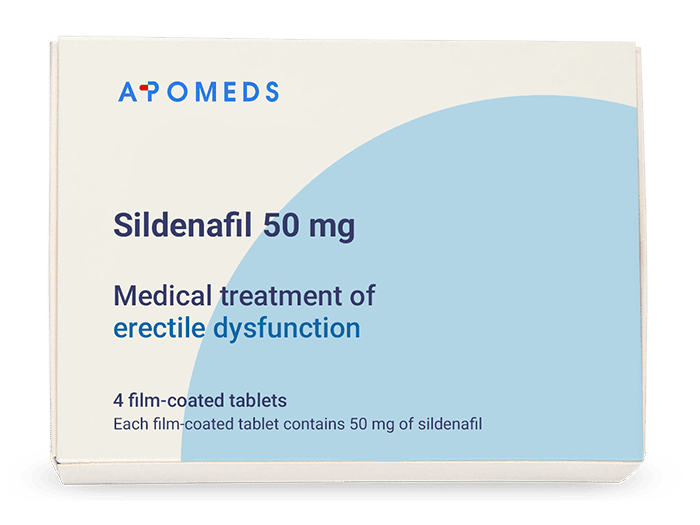 Sildenafil 50 mg 4 tablets