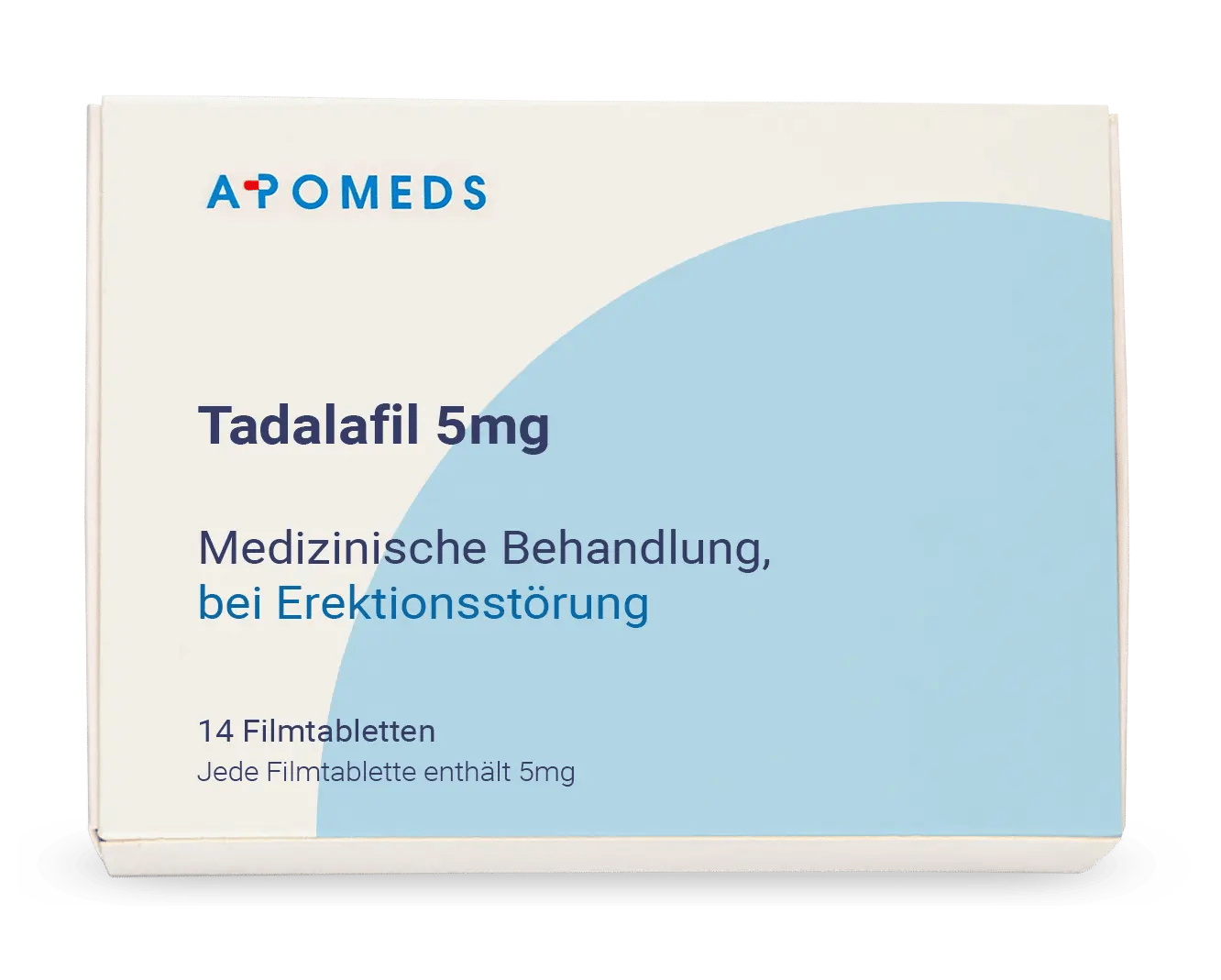 Tadalafil 5 mg mit 14 Filmtabletten von AbZ-Pharma
