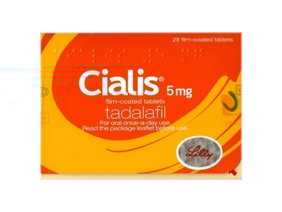 A pack of Cialis 5 mg Daily - 28 tablets.